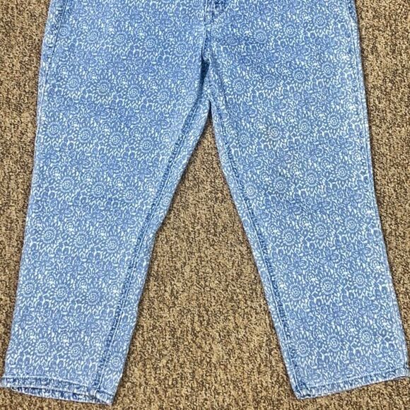 SALE OF JORDACHE SKINNY CROP WOMEN FLORAL JAMES SIZE 14 - Picture 9 of 13
